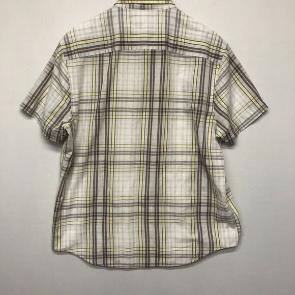 Penguin Men Short Sleeve Button Up Heritage Slim Fit Shirt Size Large M144 -29 - Picture 12 of 12